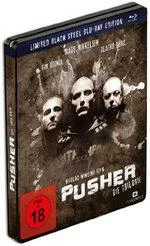 Coupon 🔥 Pusher Trilogie (Limited Black Steel Edition, Steelbook, 3 Blu-rays) 🤩