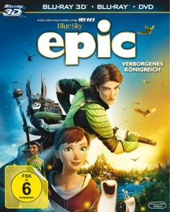 Nouveau 🔔 Epic - Verborgenes Königreich (2013) (Blu-ray 3D (+2D) + 2 Blu-rays + DVD) 💯