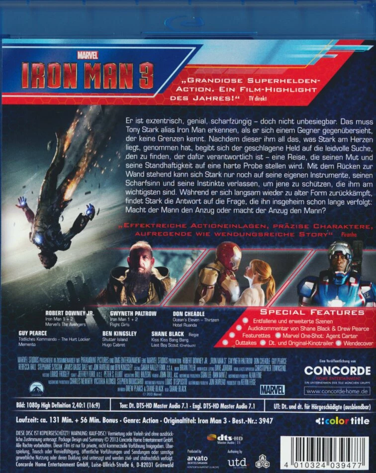 Vente flash 😉 Iron Man 3 (2013) 😍 2 Vente flash 😉 Iron Man 3 (2013) 😍 – Image 2