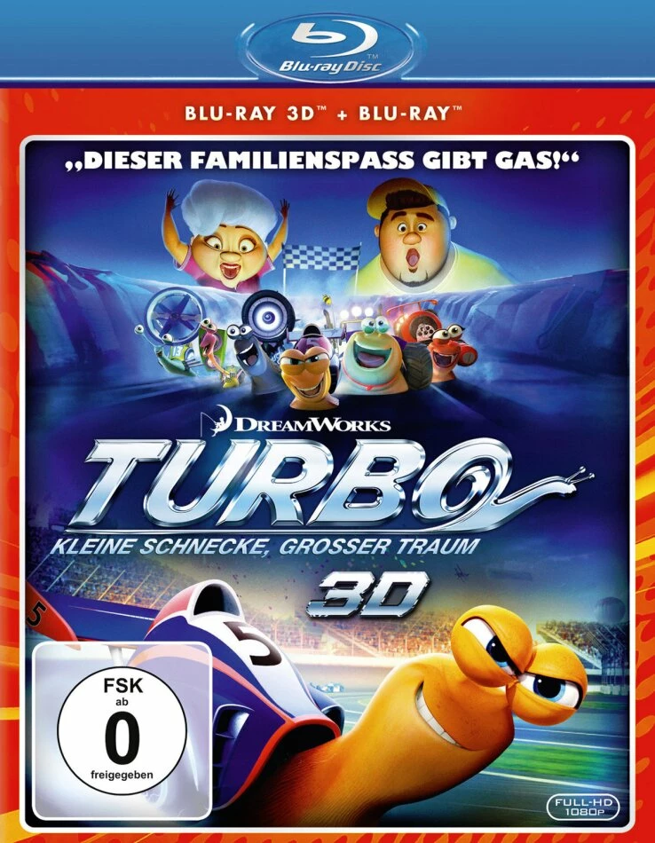 Meilleure affaire 😍 Turbo - Kleine Schnecke, Grosser Traum (2013) (Deluxe Edition, Blu-ray 3D (+2D) + DVD) ⌛ 1 Meilleure affaire 😍 Turbo - Kleine Schnecke, Grosser Traum (2013) (Deluxe Edition, Blu-ray 3D (+2D) + DVD) ⌛