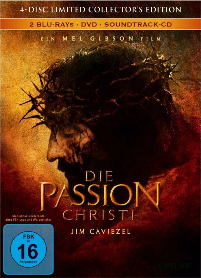 Acheter đ„ Die Passion Christi (2004) (Limited Edition, Mediabook, 2 Blu-rays + DVD + CD) â 1 Acheter đ„ Die Passion Christi (2004) (Limited Edition, Mediabook, 2 Blu-rays + DVD + CD) â