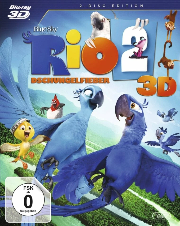Meilleur prix 👍 Rio 2 - Dschungelfieber (2014) (Blu-ray 3D + Blu-ray) 😀 1 Meilleur prix 👍 Rio 2 - Dschungelfieber (2014) (Blu-ray 3D + Blu-ray) 😀