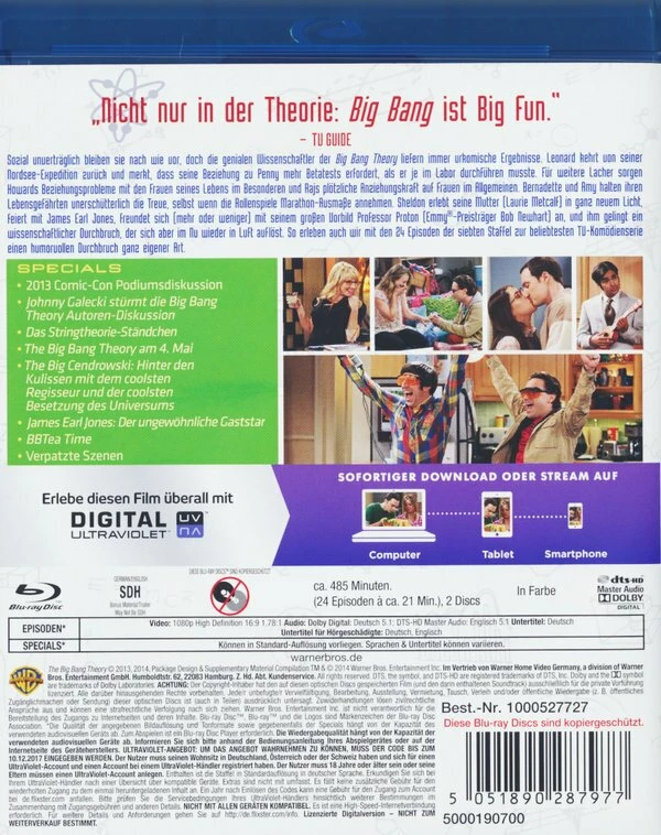 Budget 👏 The Big Bang Theory - Staffel 7 (2 Blu-rays) 🔥 2 Budget 👏 The Big Bang Theory - Staffel 7 (2 Blu-rays) 🔥 – Image 2